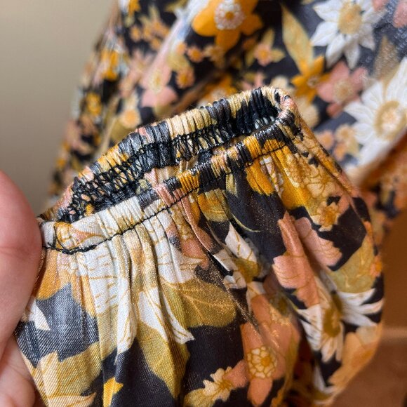 Talulah Floral S Babydoll Dress Silky Boho Style Fairy Core y2k 90’s feminine - Picture 8 of 16